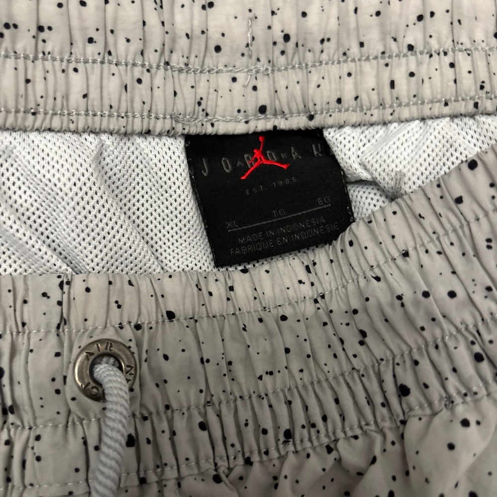 Jordan Speckled Gray and Black Shorts
